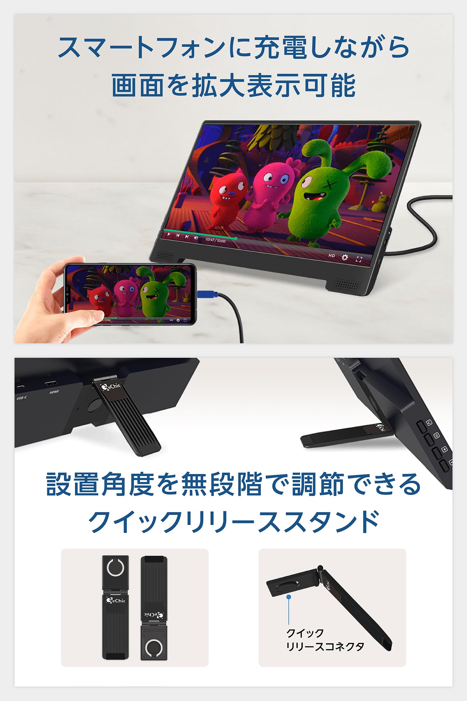 Amazon.co.jp: GeChic ゲシック モバイルモニター 15.6インチ On-Lap