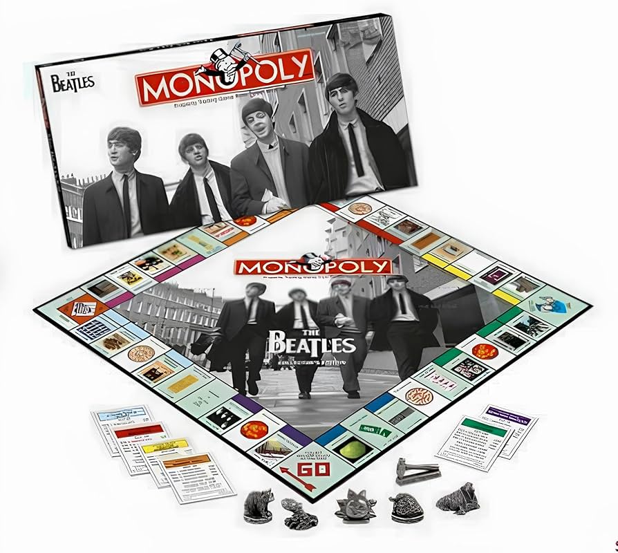 Amazon.com: The Beatles Collector's Edition Monopoly : Toys & Games