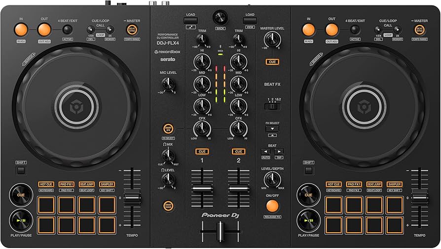 Amazon.com: Pioneer DJ DDJ-FLX4 2-deck Rekordbox and Serato DJ