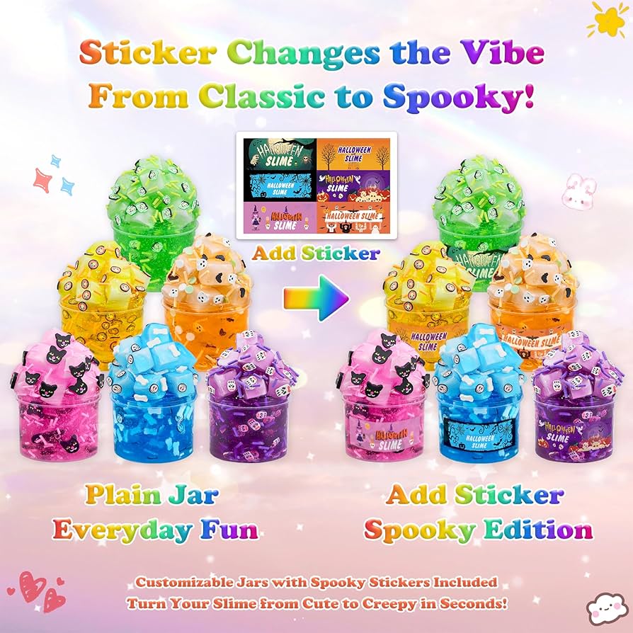 Amazon.co.jp: Funewest ハロウィンクリスタルスライムクリアスライム