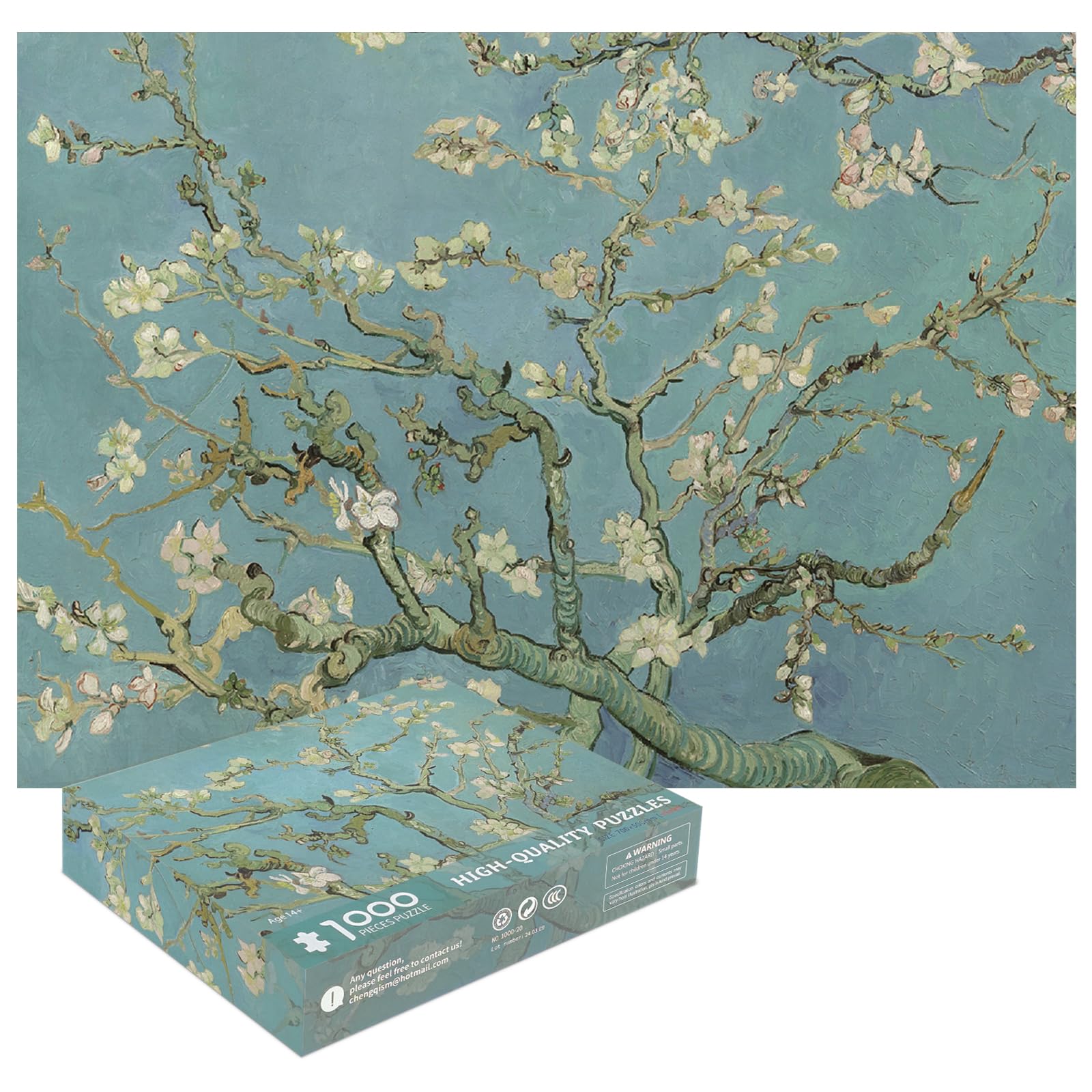 Amazon | CHengQiSM 1000ピース ジグソーパズル ゴッホ 花咲く