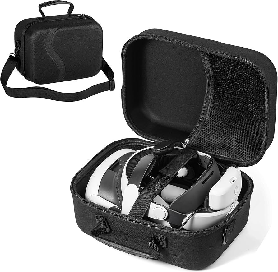 Amazon.com: Large Carrying Case for Meta Quest 3, Hard Travel Case