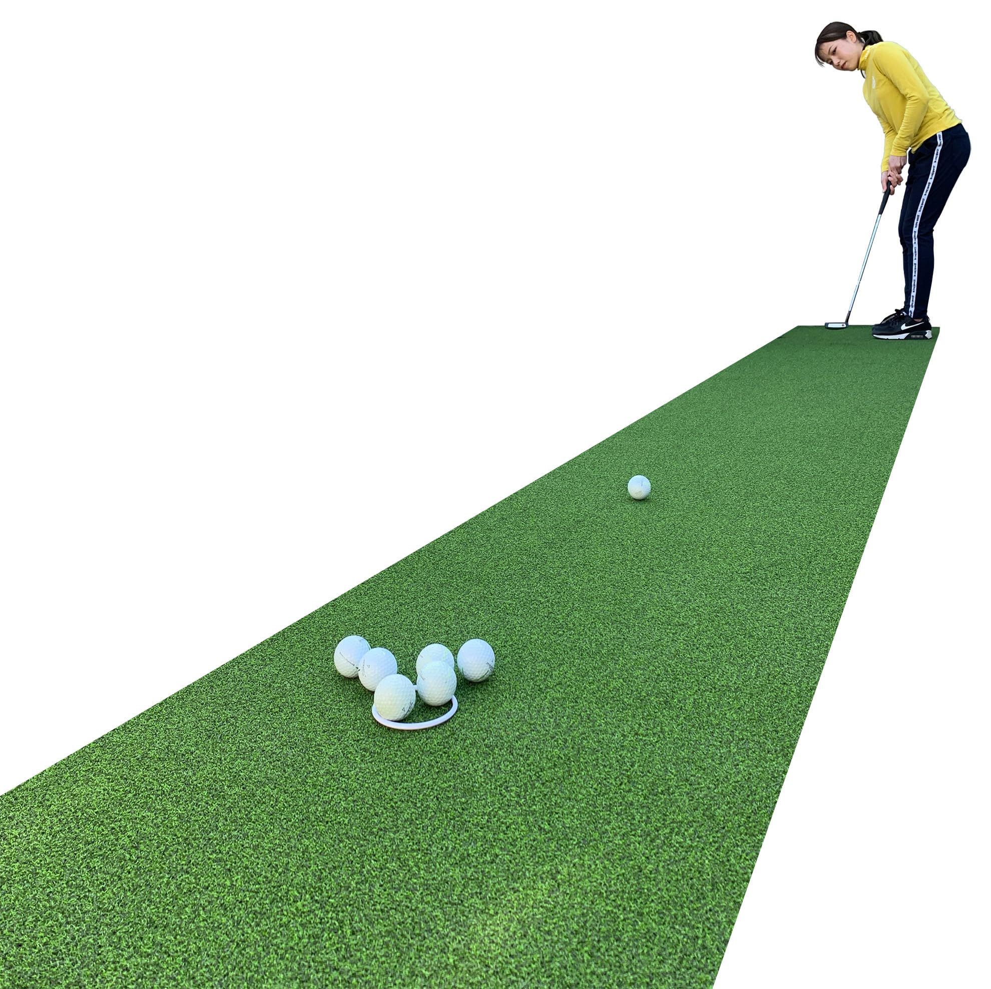 美品ゴルフロングパター練習用マット60cm×6m 日本製 特別サイズ