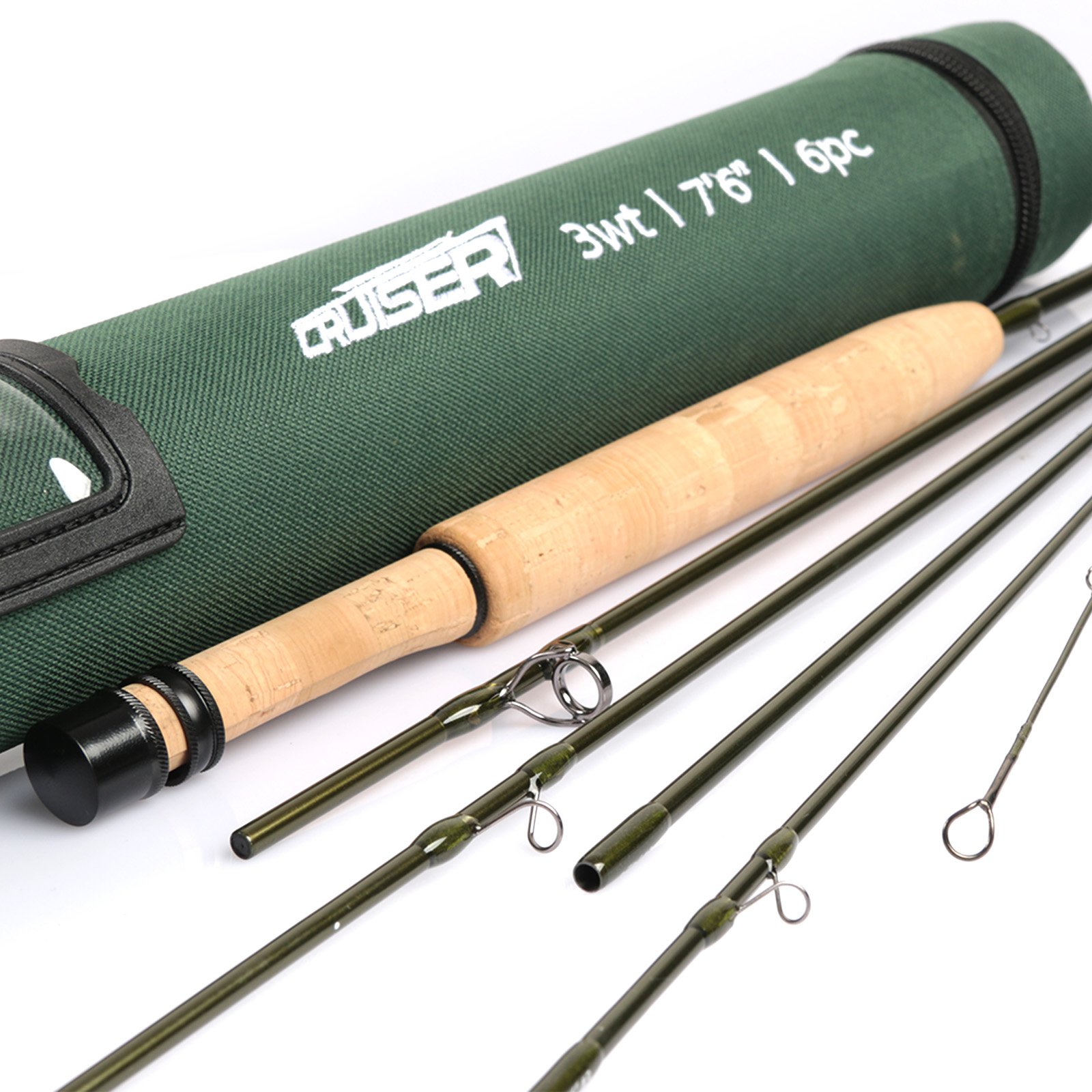 Amazon | Maxcatch Cruiser フライフィッシングロッド; 3wt 7'6 '' 6