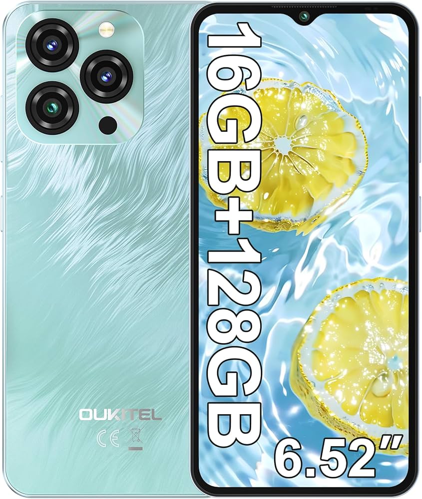 Amazon | OUKITEL SIMフリー スマホ C3 本体 6.52インチHD 大画面 16GB