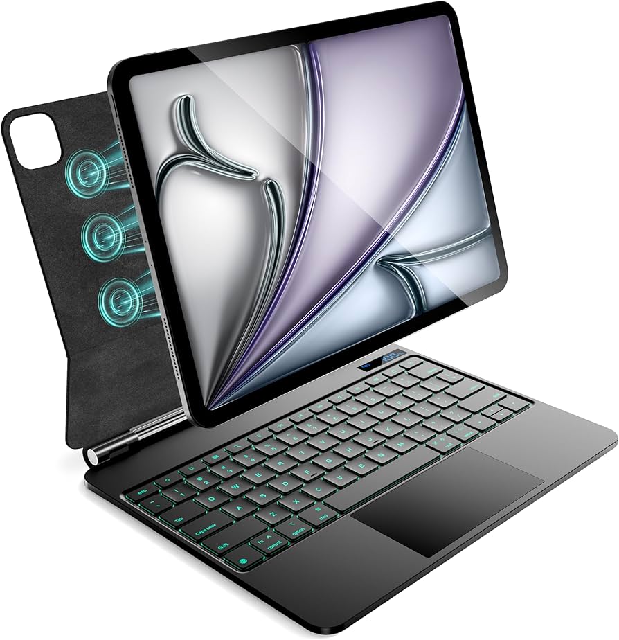 Amazon.com: CSZZACME for iPad Air 13 inch case Keyboard M3 2025