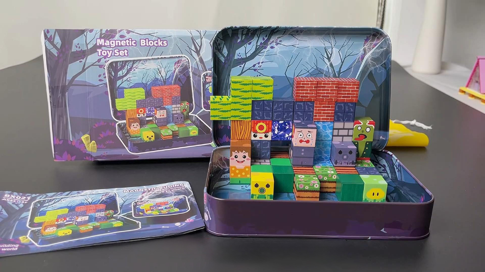 Amazon.com: Voxifyx Magnetic Building Blocks, 48 Piece Set with