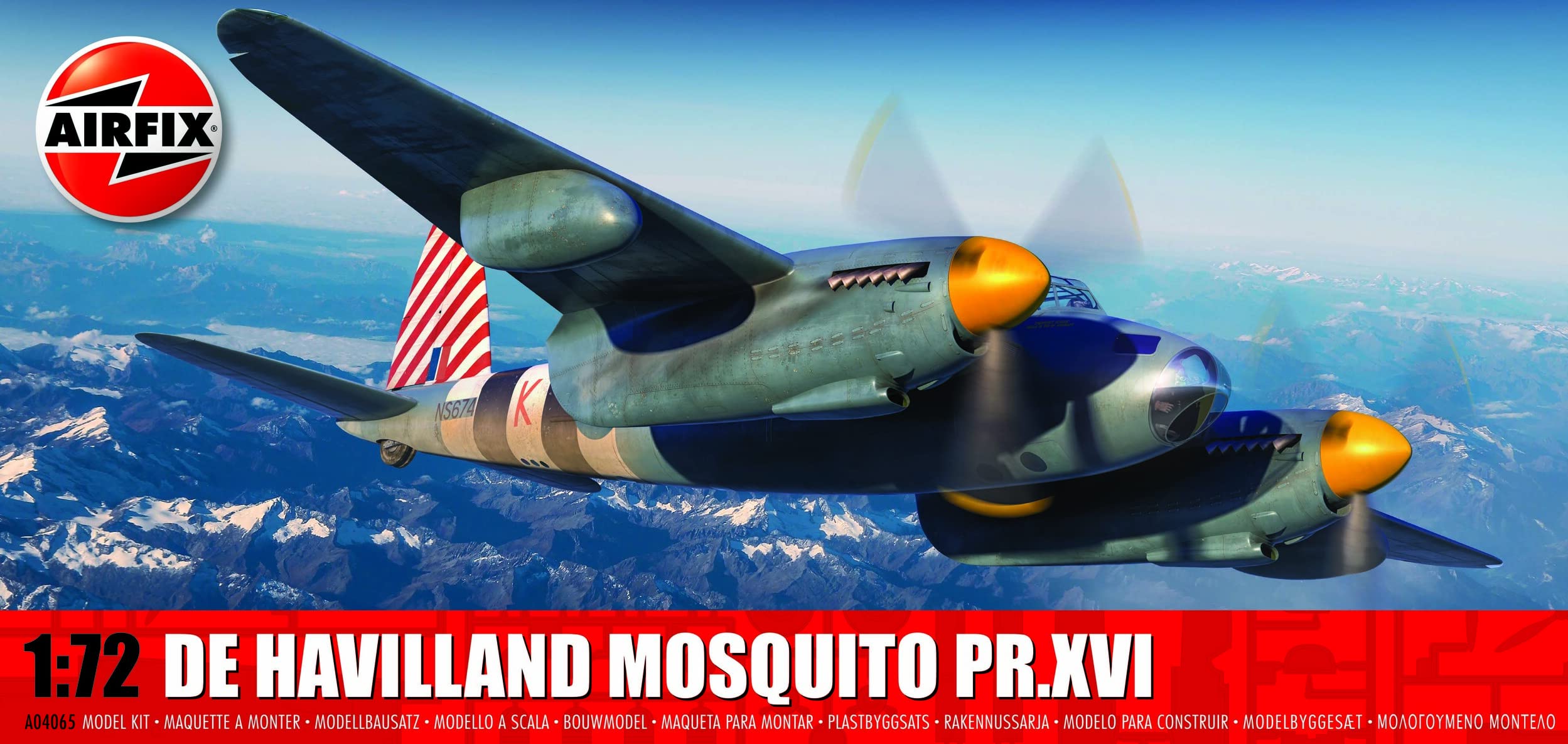 Amazon.com: Airfix A04065 de Havilland Mosquito PR.XVI Model Set