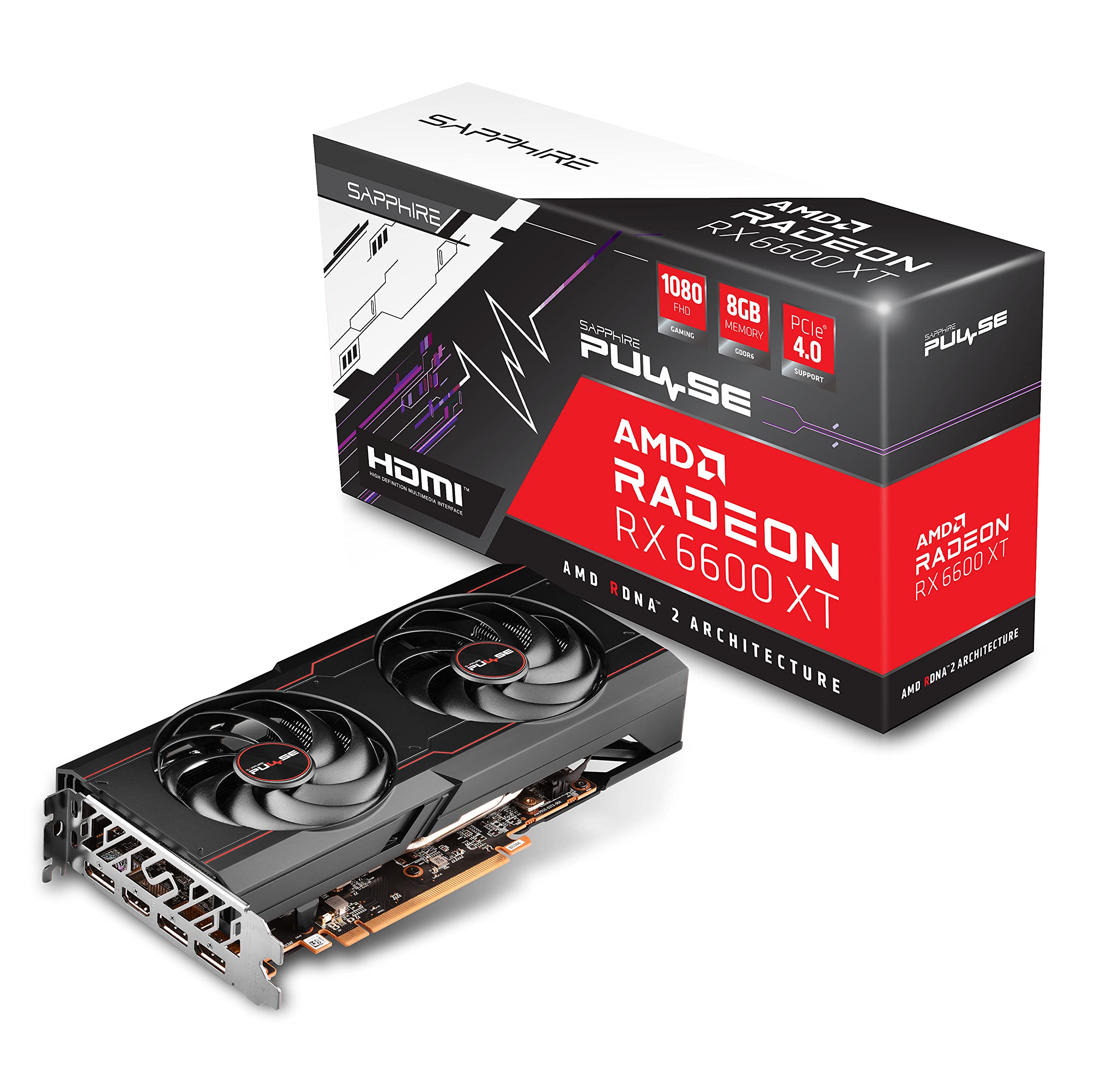Amazon.com: Sapphire 11309-03-20G Pulse AMD Radeon RX 6600 XT