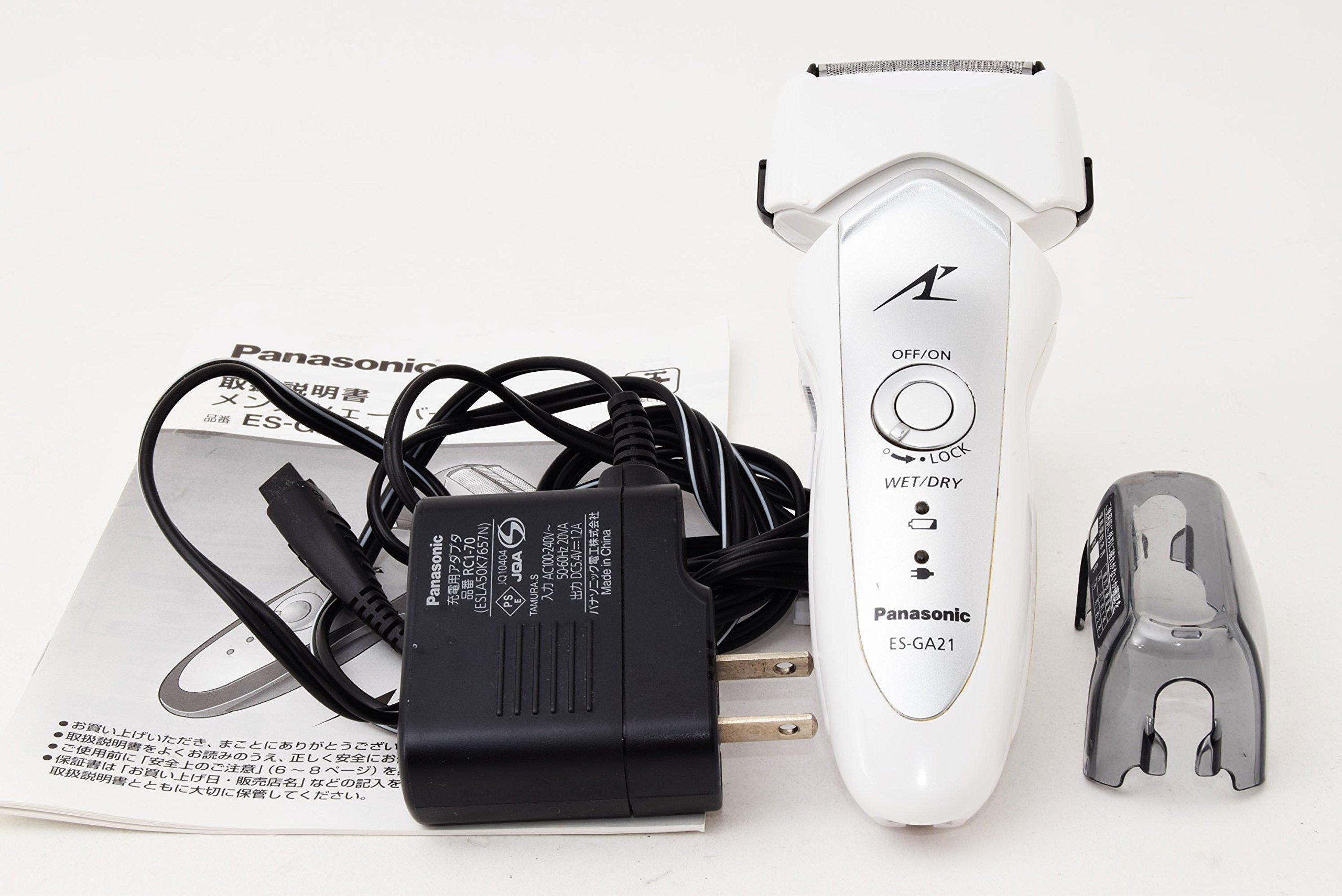 Amazon | パナソニック ラムダッシュ3枚刃 白 ES-GA21-W