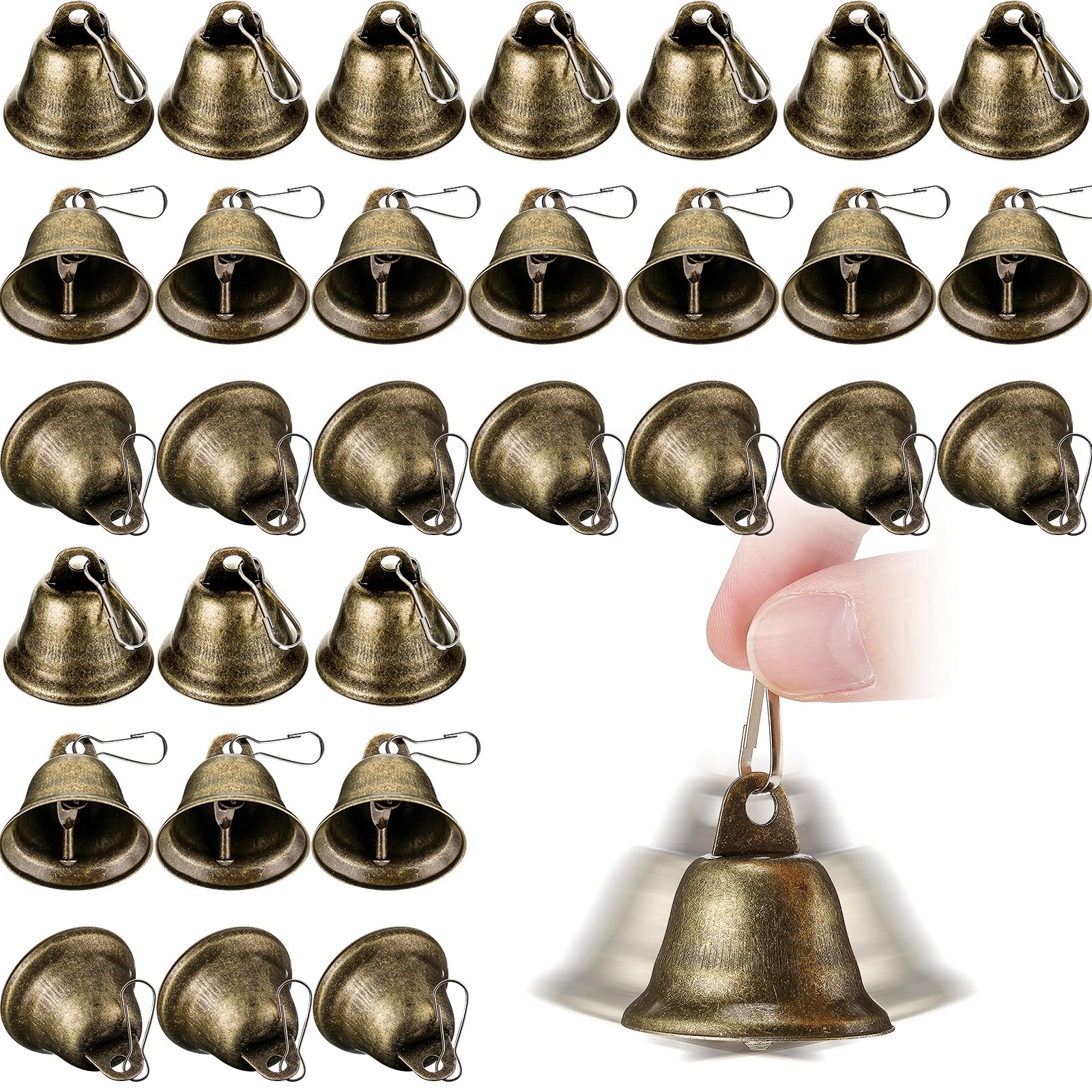 Amazon.com: Gejoy Craft Bells Small Brass Bells for Crafts Mini