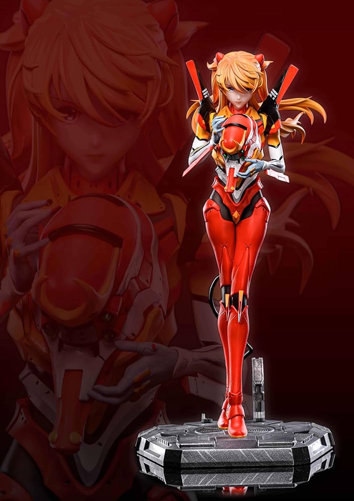 Amazon.co.jp: 惣流・アスカ・ラングレー フィギュア 1/6スケール 塗装