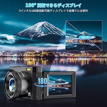 Amazon | Lecnippy デジカメ 4K デジタルカメラ 32GBマイクロSDカード