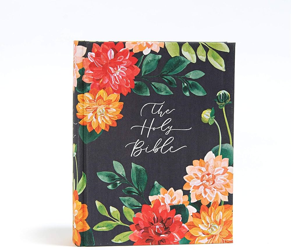 CSB Notetaking Bible, Hosanna Revival Edition, Dahlias Cloth Over