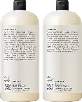 Amazon.com : Amino Acid Shampoo and Conditioner Set for All Hair