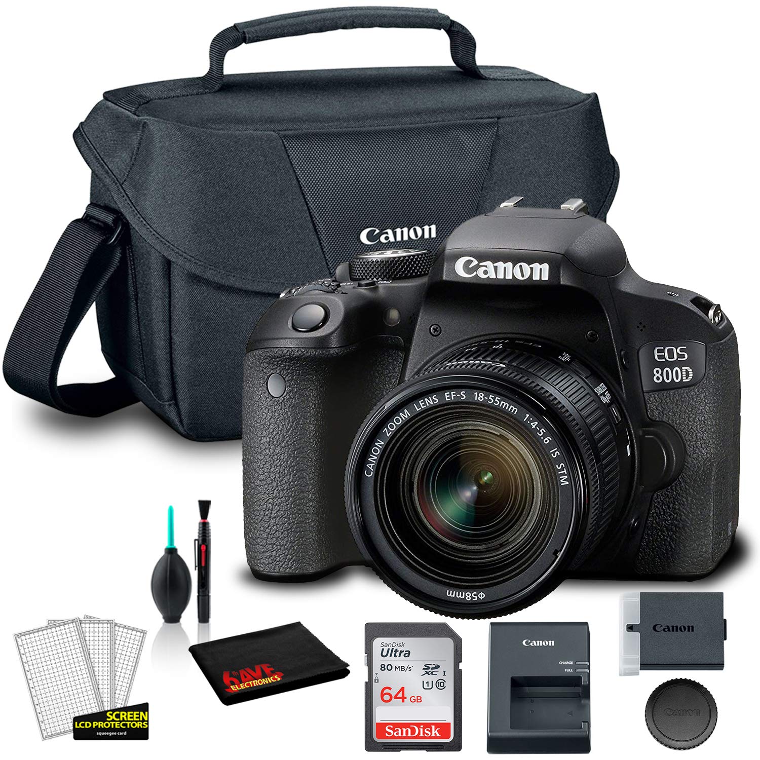 Amazon.com : Canon EOS 800D DSLR Camera with 18-55mm Lens