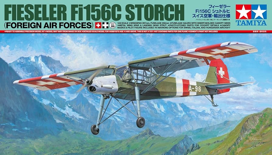 Amazon | タミヤ 1/48 スケール限定シリーズ フィーゼラー Fi156C