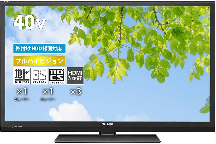 Amazon | 【整備済み品】 シャープ 40V型 液晶 テレビ AQUOS LC-40H9
