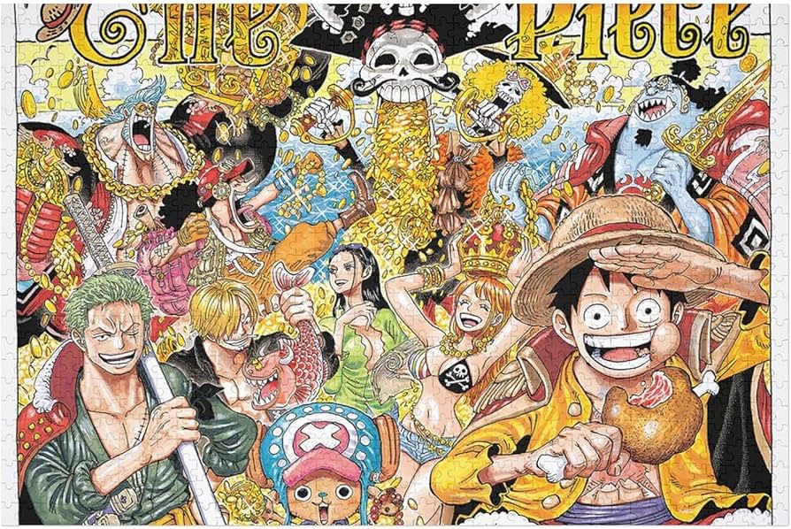 Amazon.co.jp: ワンピース/ONE PIECE 500/1000ピース 木製パズル 減圧