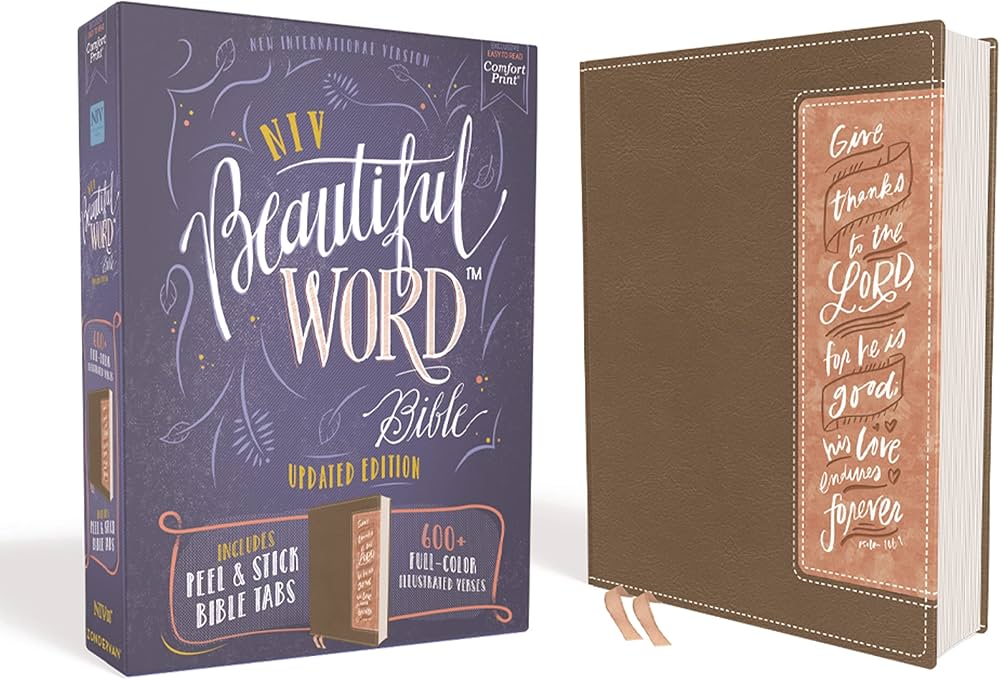 NIV, Beautiful Word Bible, Updated Edition, Peel/Stick Bible Tabs