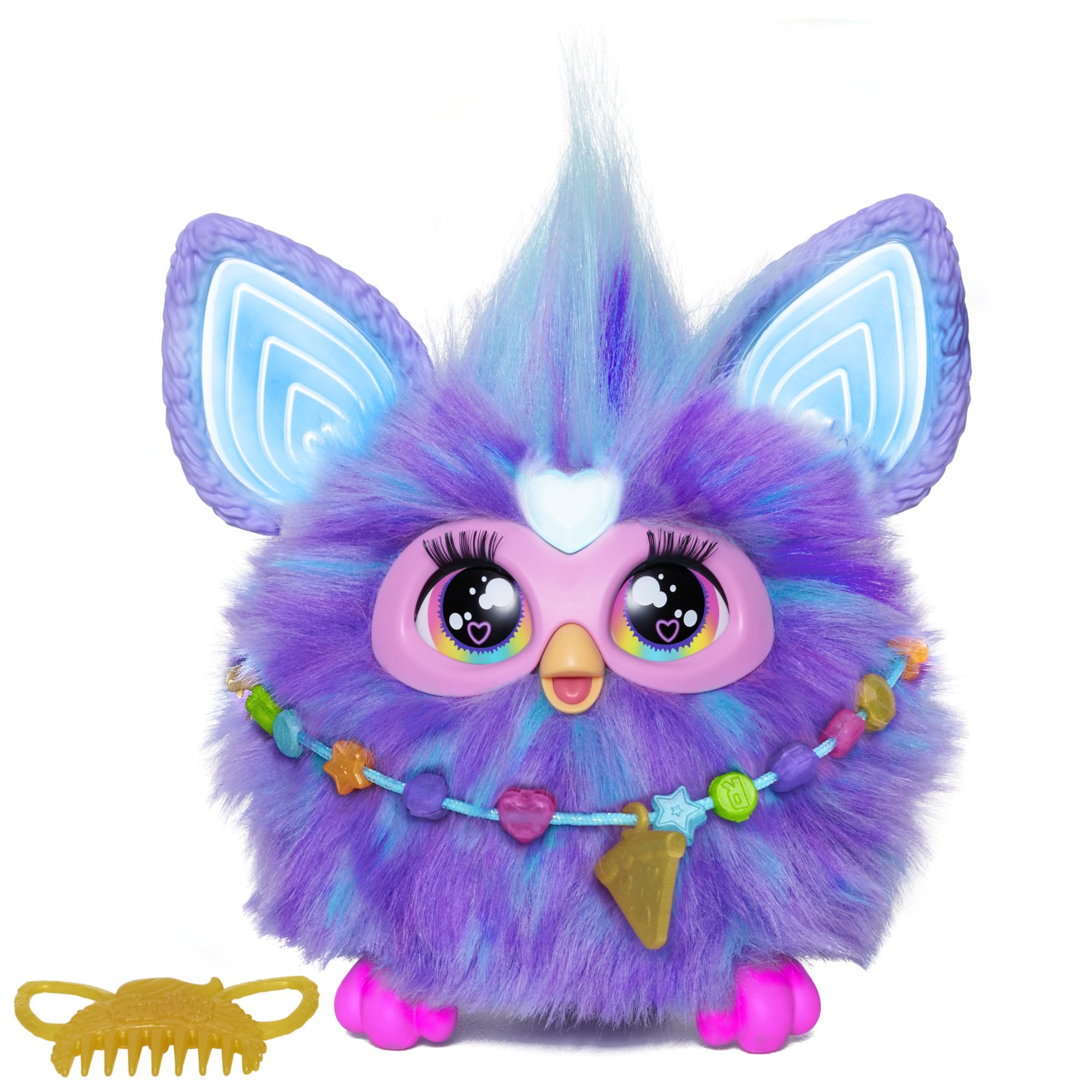 Amazon.co.jp: Furby Purple, 15 Fashion Accessories, Interactive