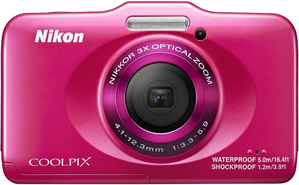 Amazon | Nikon デジタルカメラ COOLPIX S31 防水5m 耐衝撃1.2m ピンク