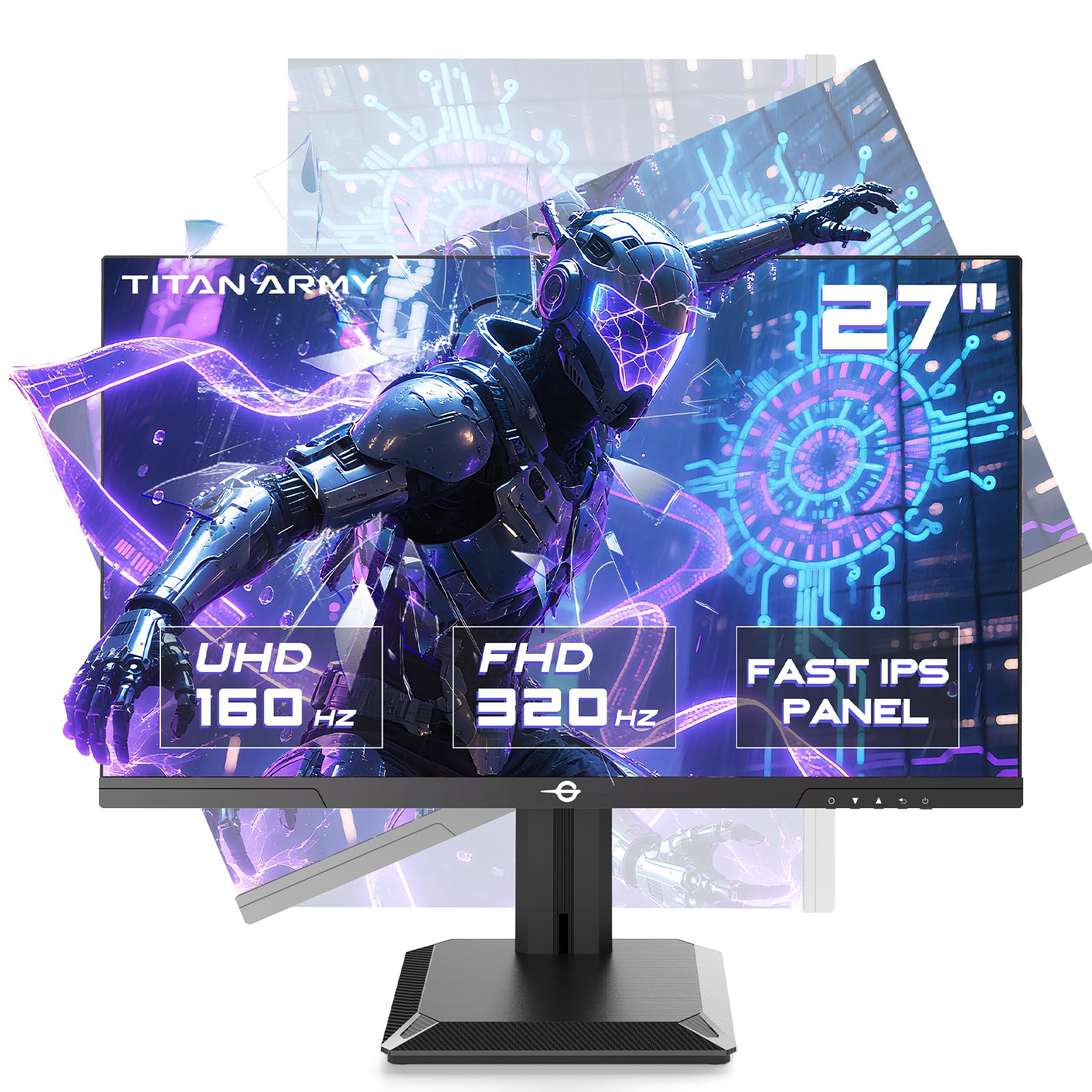 Amazon.com: TITAN ARMY Gaming Monitor 27 Inch, 4K@160Hz, FHD@320Hz