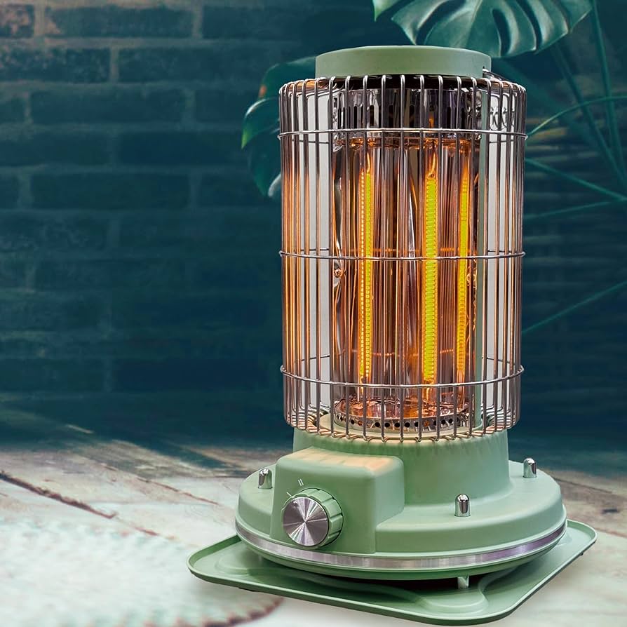 Amazon | 東京Deco 電気ストーブ レトロ ヒーター 700W 小型 足元