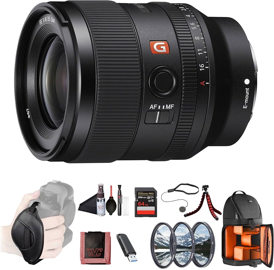 Amazon.com : Sony FE 35mm F1.4 GM Wide-Angle Prime Lens