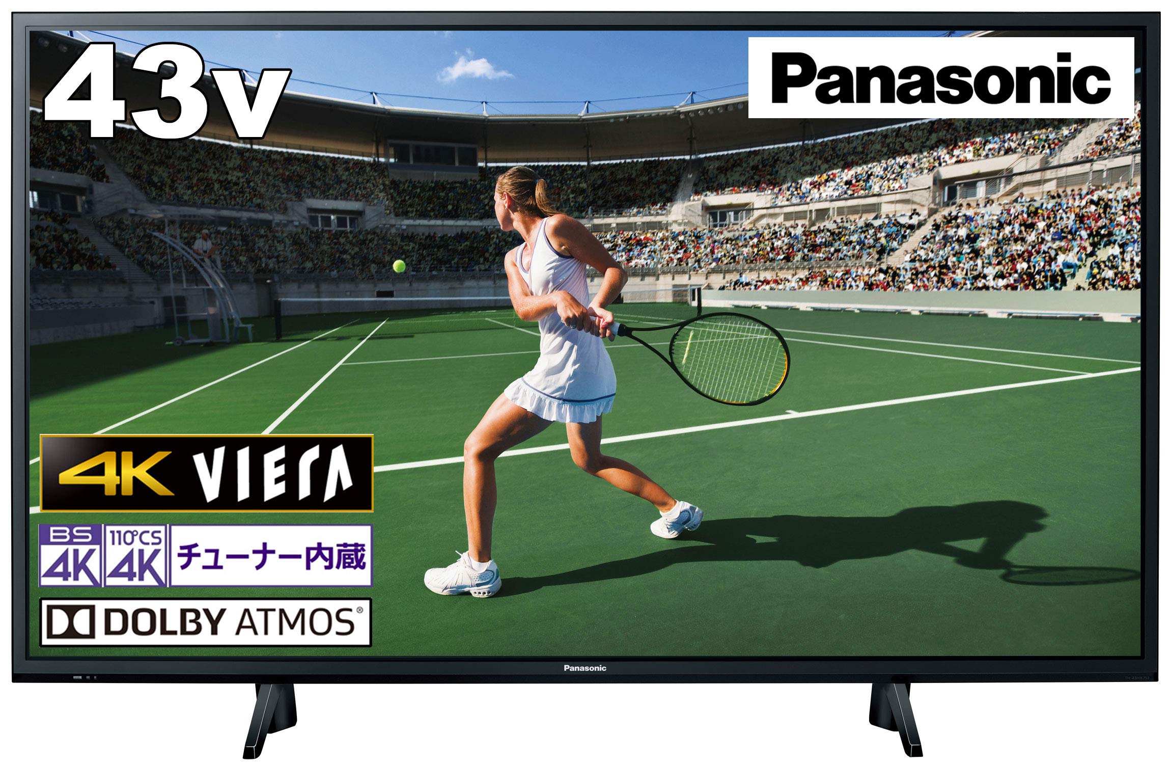 パナソニック 4Kチューナー内蔵 ビエラ 43V型テレビ TH-43GX750