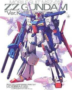 Amazon.com: Bandai 224519 MG MSZ-010 ZZ Gundam Ver.Ka 1/100 Model