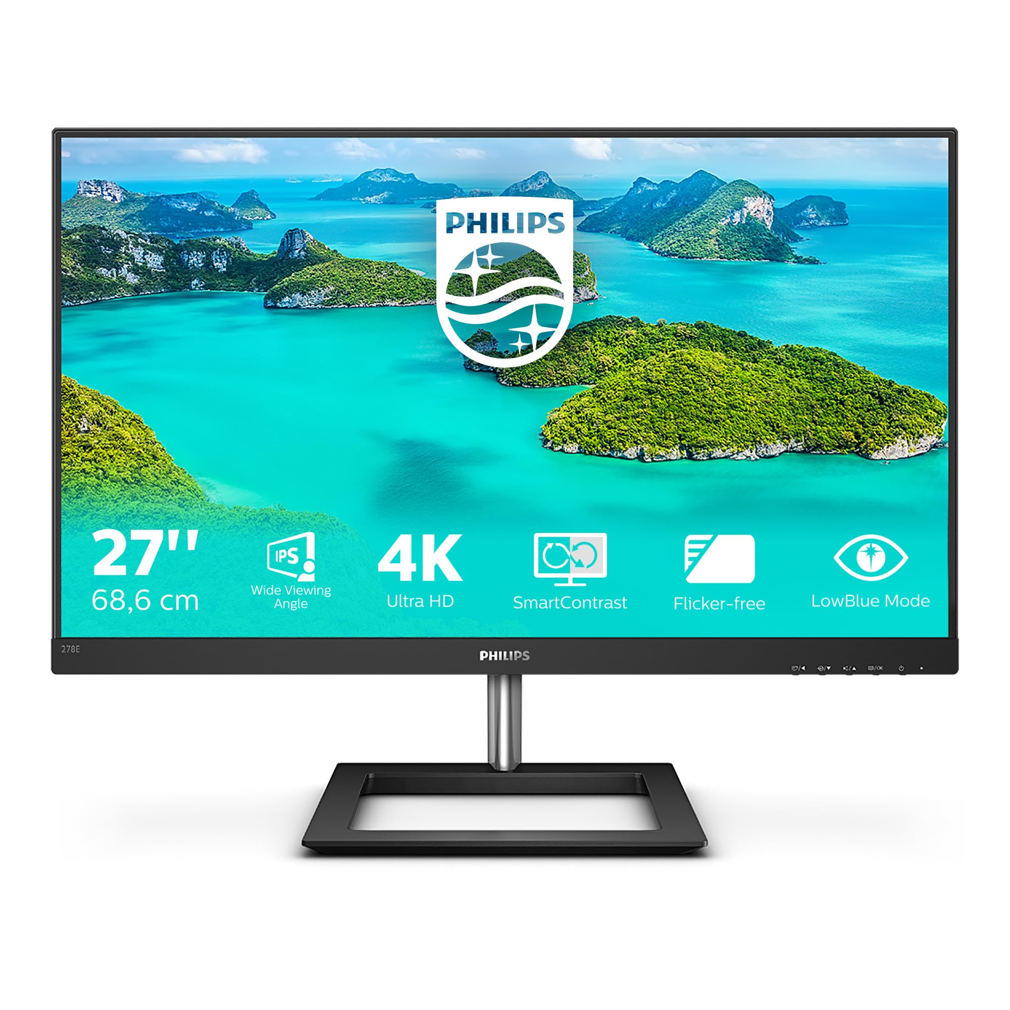 Amazon.co.jp: PHILIPS ディスプレイ 278E1A/11 (27インチ/4K/IPS/5年