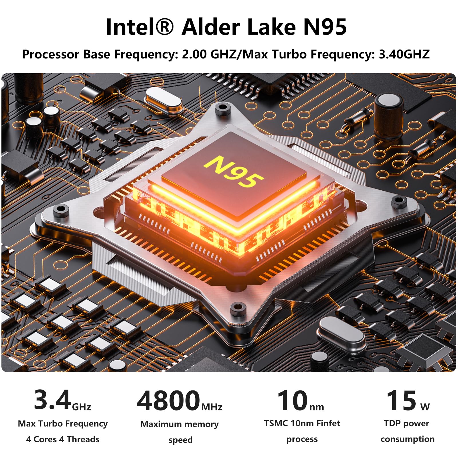 Amazon.co.jp: ミニPC 最新第12世代 ミニPC N95 Windows 11 Pro 16GB