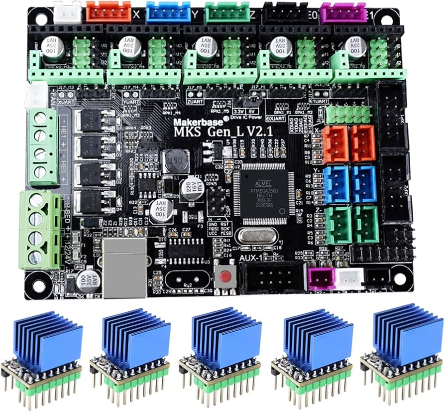 Amazon.com: SUTK Makerbase MKS Gen_L V2.1 3D Printer Motherboard