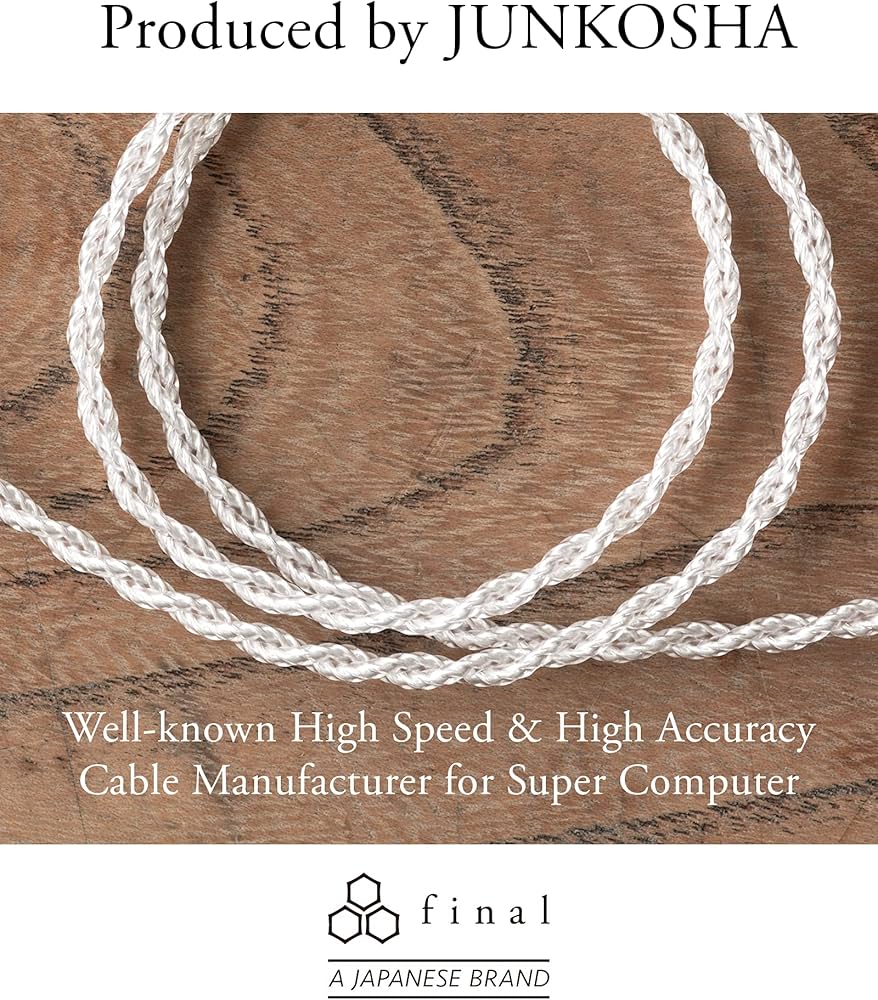 Amazon | final C106シルバーコードケーブル・高純度OFC・高伝送速度