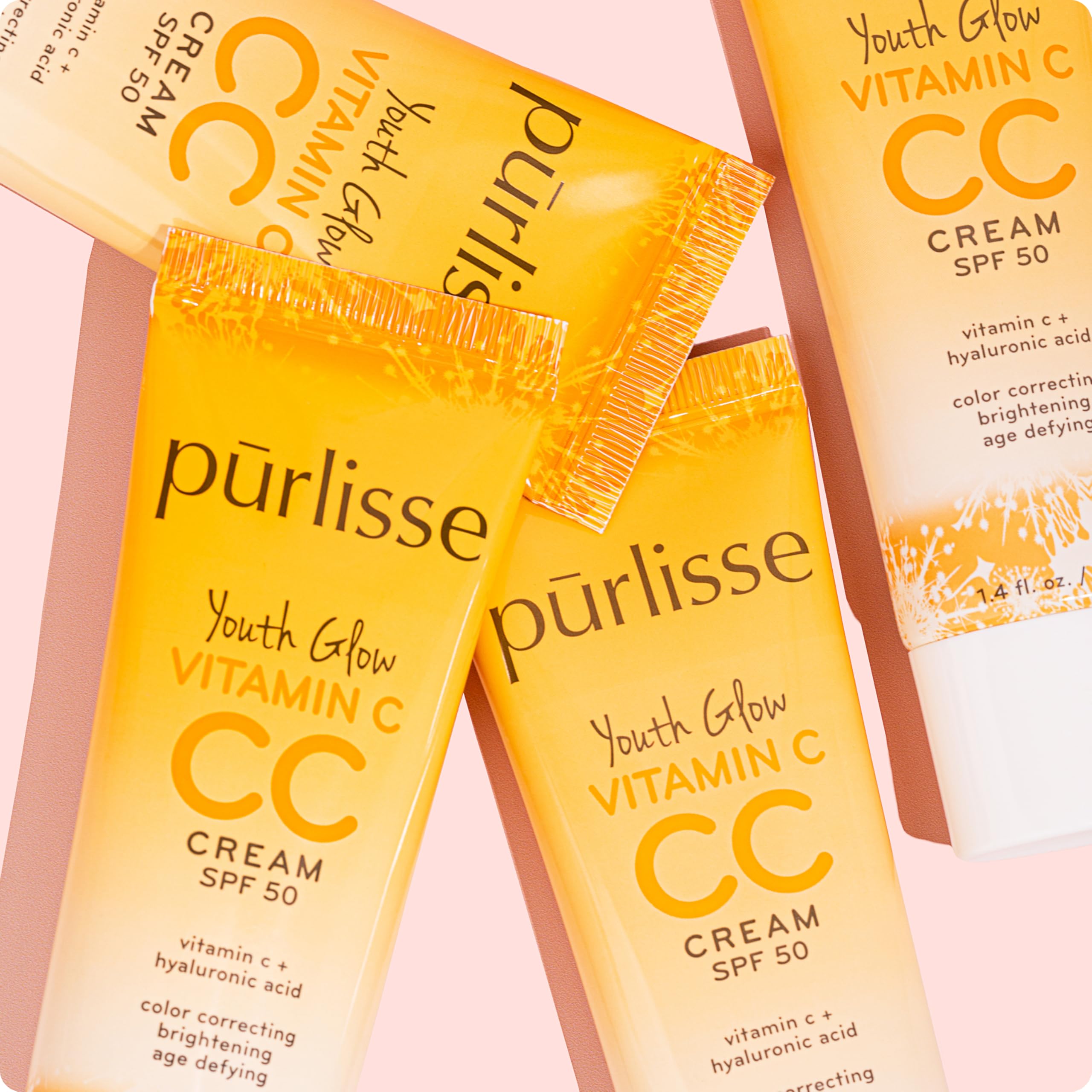 Amazon.com: pūrlisse Youth Glow Vitamin C CC Cream with SPF 50
