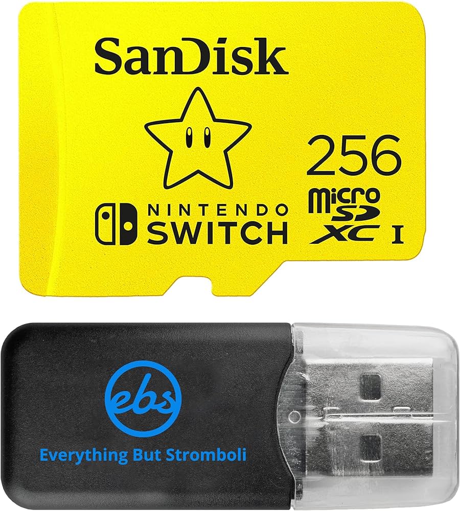 Amazon | SanDisk 256GB Nintendo Switch MicroSDXCカード メモリー
