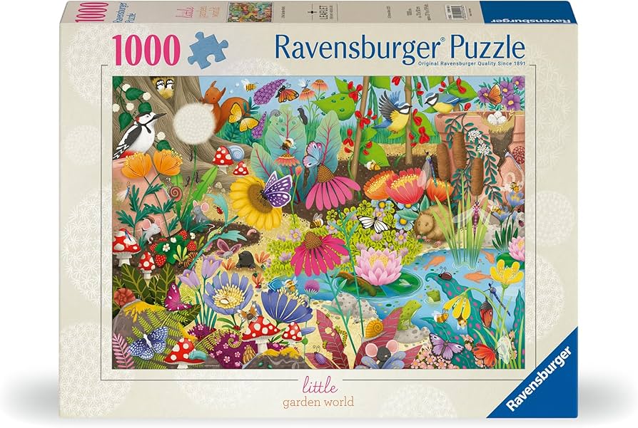 Amazon.com: Ravensburger Little Garden World 1000 Piece Jigsaw