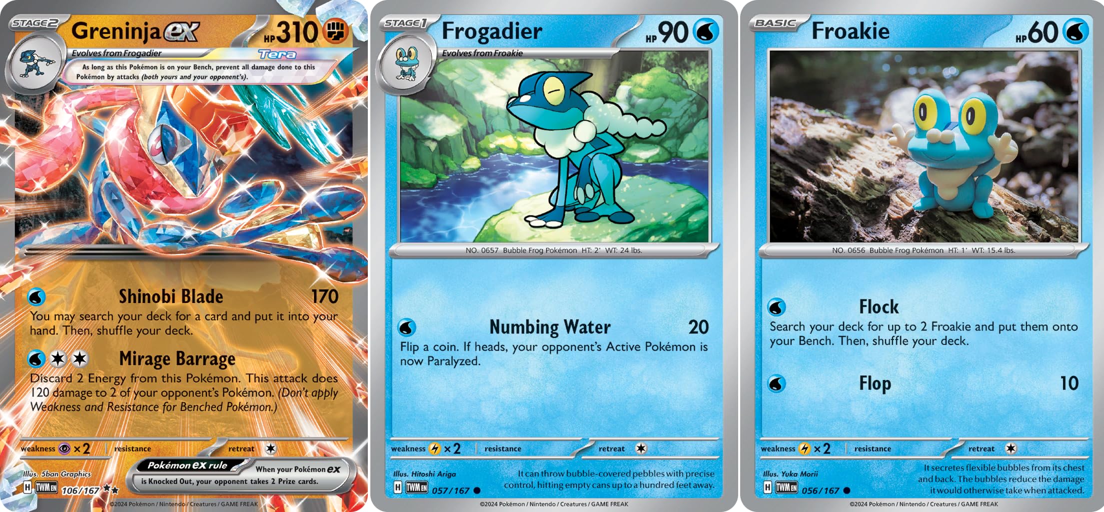 Amazon.com: Greninja ex 106/167 – Twilight Masquerade – Pokemon