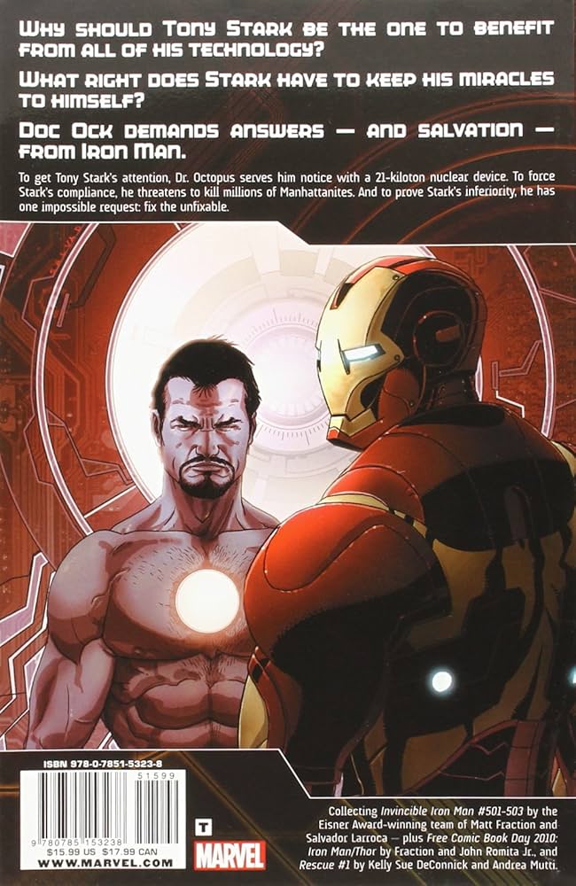 Amazon.com: Invincible Iron Man, Vol. 8: Unfixable: 9780785153238