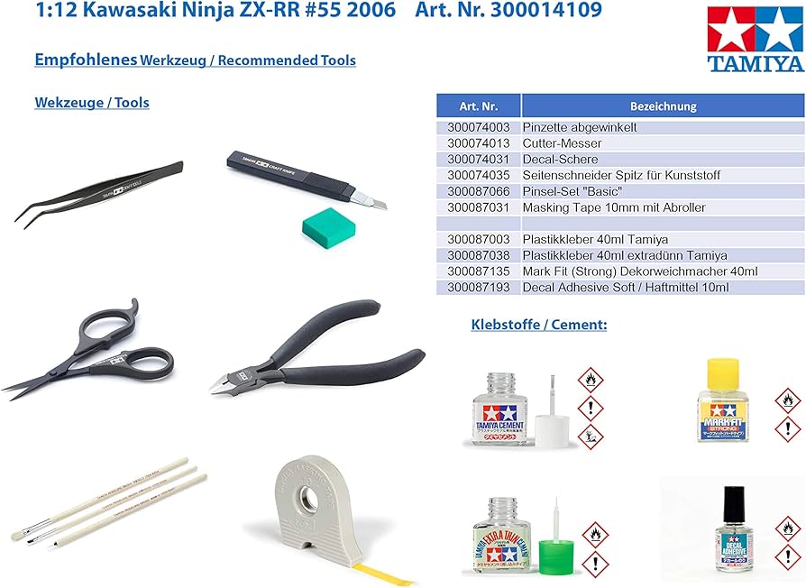 Amazon.co.jp: Tamiya Kawasaki Ninja ZX-RR : Hobbies