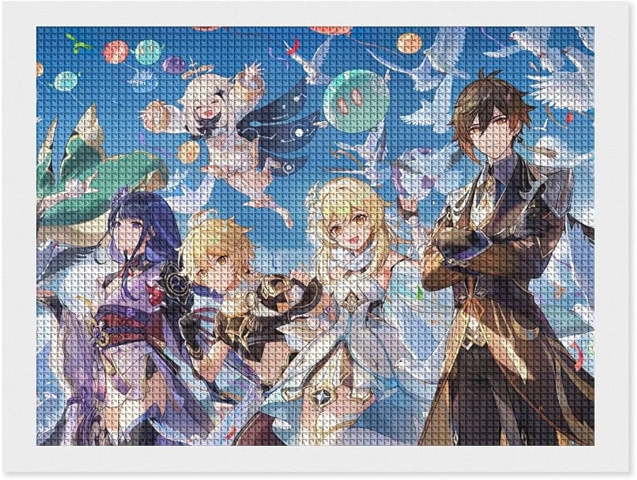 Amazon | 原神ダイヤモンドアートダイヤモンドアート キット全面貼