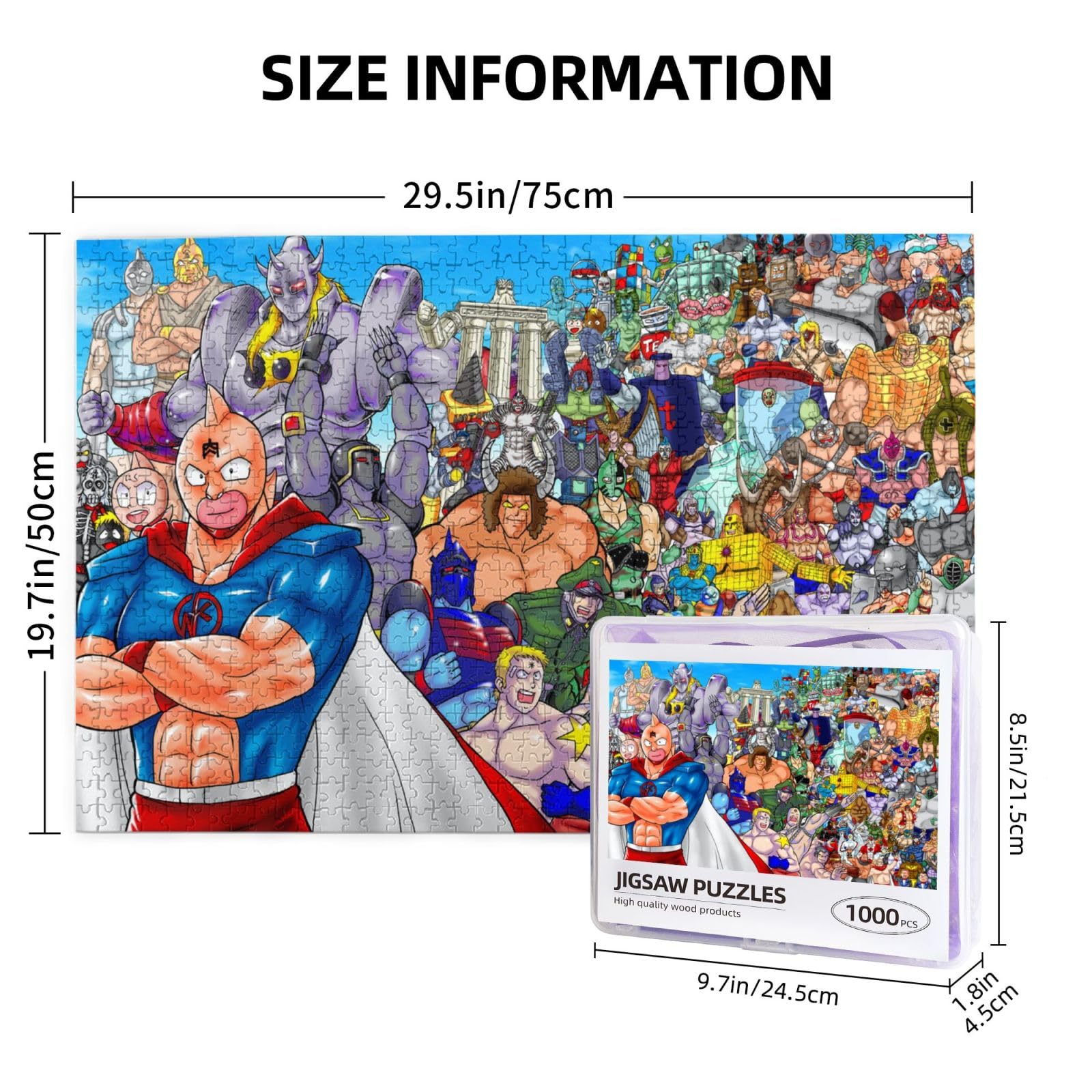 Amazon | キン肉マン ジグソーパズル 絵パズル 1000ピース 知育 脳