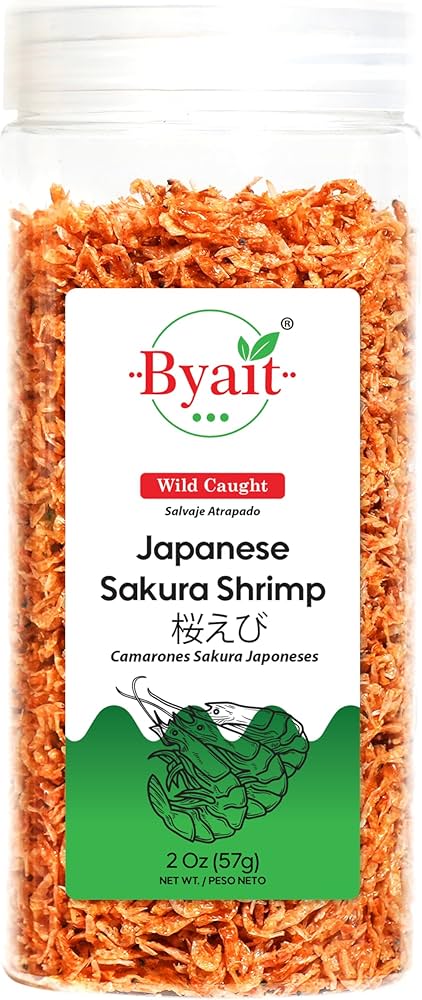 Amazon.com: Byait Dried Japanese Sakura Shrimp 2 Oz, Wild-Caught