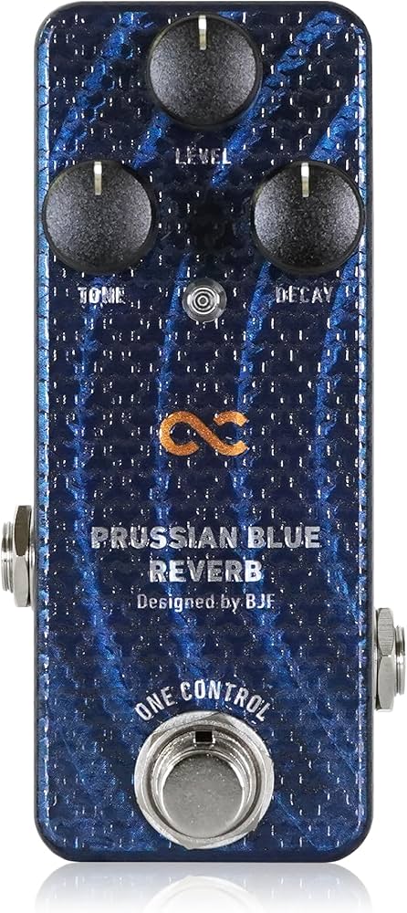 Amazon.co.jp: One Control PRUSSIAN BLUE REVERB Guitar Effect