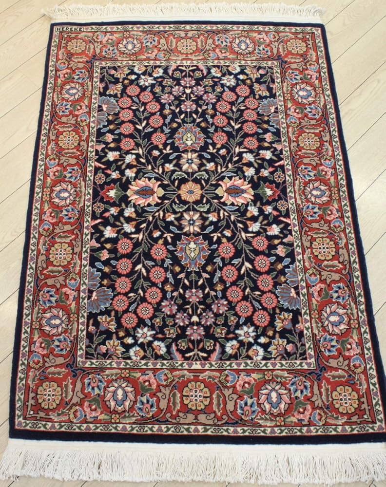 Amazon | トルコ製 ウール 手織り絨毯 ラグ 115×78cm アクセントサイズ