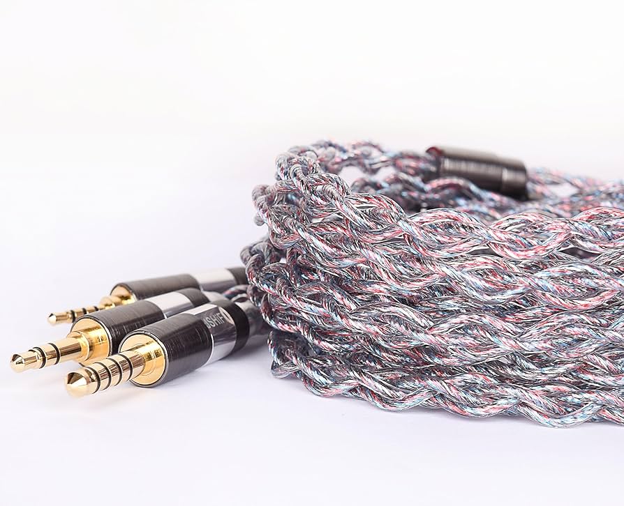 Amazon | 【JSHiFi-Butterfly】2pin4.4mmリケーブル 純銀＋銅銀