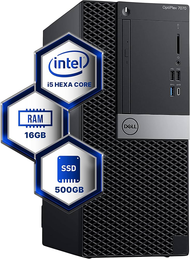 Amazon.com: Dell Optiplex 7070 Tower Desktop Computer | Hexa Core