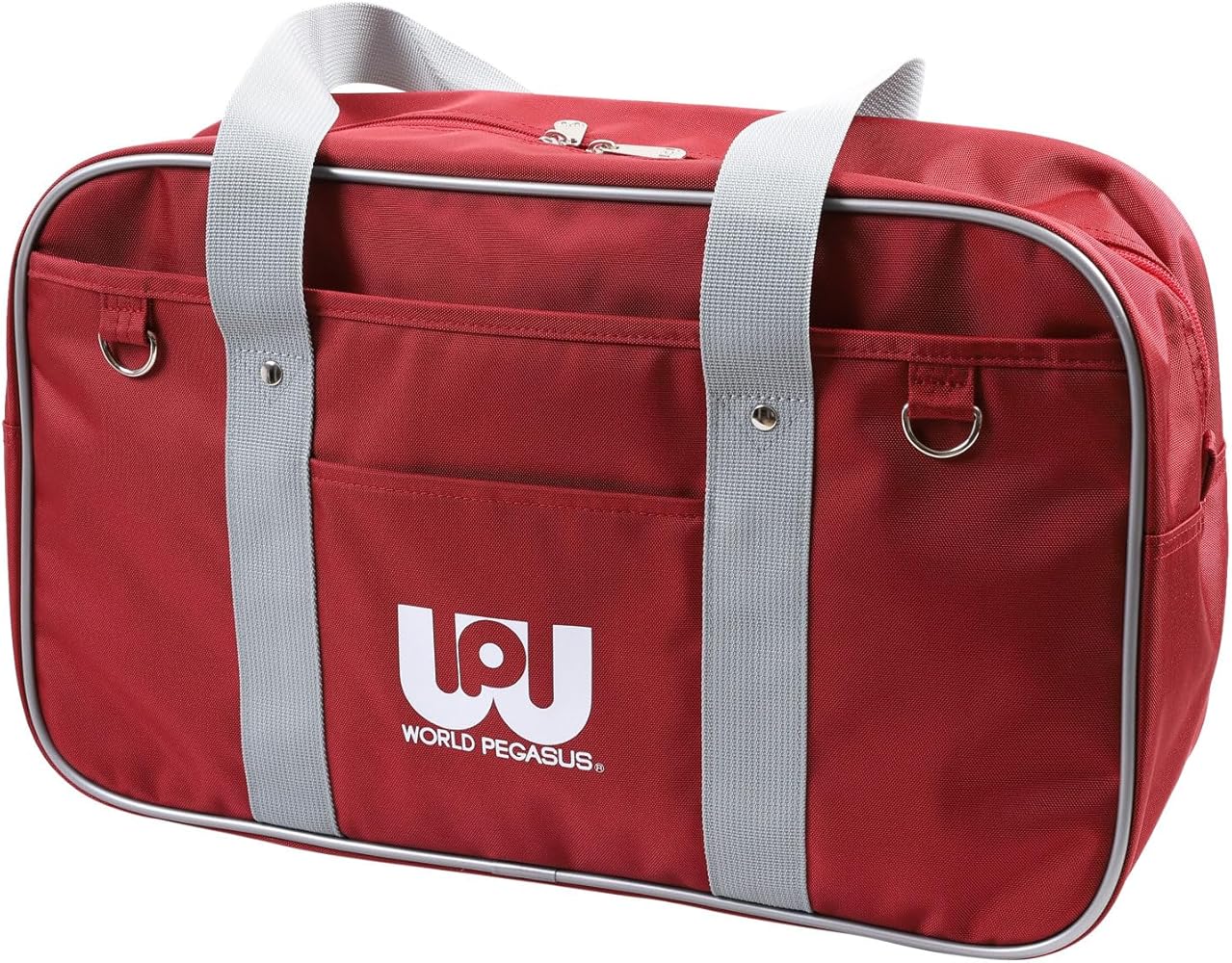 Amazon | [ワールドペガサス] スクールバッグ WP001 レッド