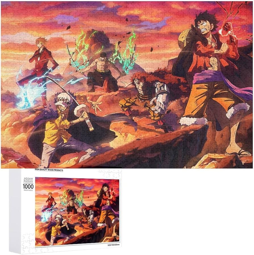 Amazon.co.jp: ワンピース/ONE PIECE 500/1000ピース 木製パズル 減圧
